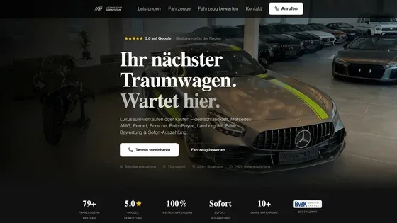 Autohaus am Grenzstein – Webdesign-Referenzprojekt von Ferry Emirer